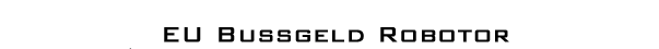 Bussgeldroboter